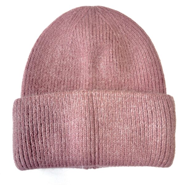 BONNET CASHMERE VIEUX ROSE