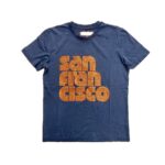 MARCELLO TEESHIRT NOIR MOTIF SAN FRANCISCO