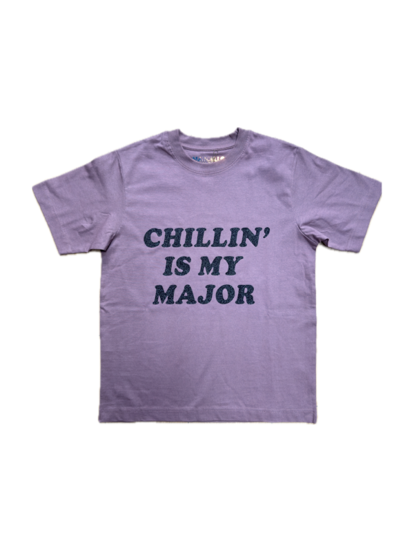 MARCELLO TEE-SHIRT PARME MOTIF CHILLIN' IS MY MAJOR