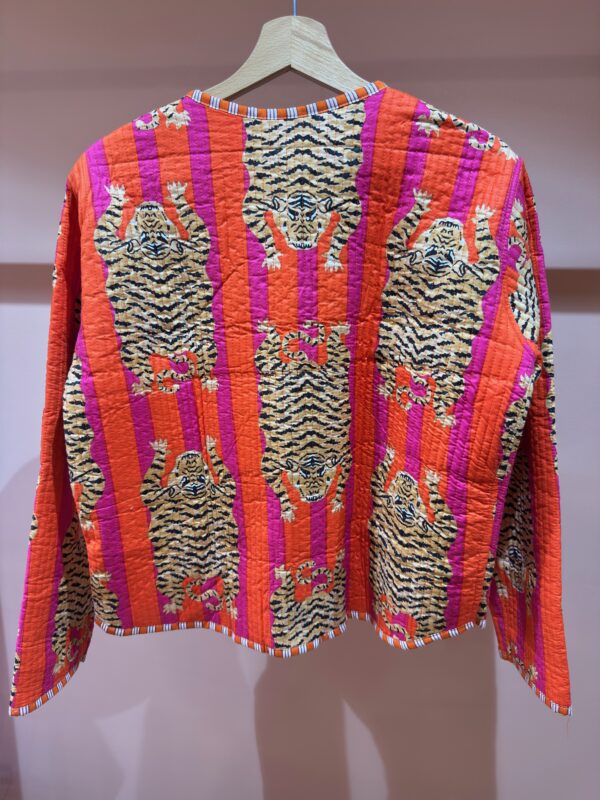 Veste indienne Tigres Orange - BY LA BOUTIK – Image 2